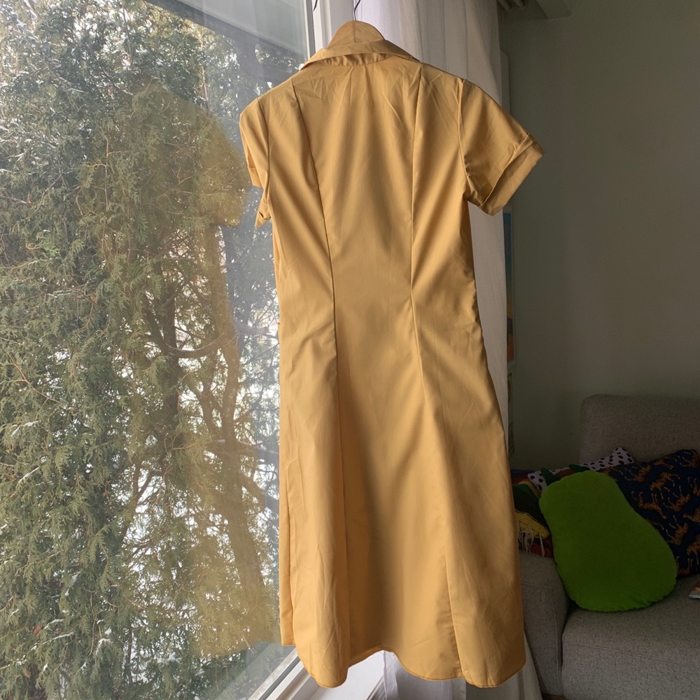Uniform Mustard/ Camel Dress - Picture 4 of 11